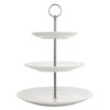 White 3 tier cake stand