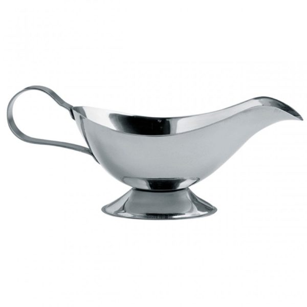 Stainless steel gravy boat